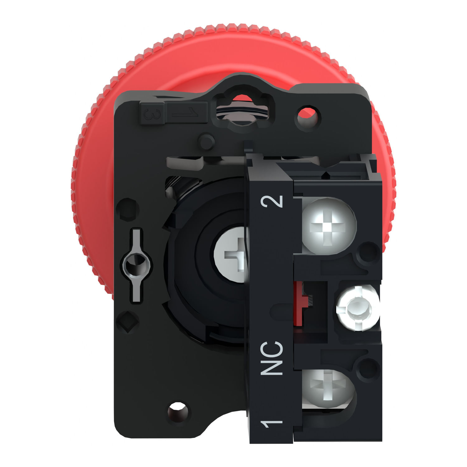 Botão Emergência Ø22mm 1NF Cogumelo Vermelho Ø40mm XA2ES542 Schneider